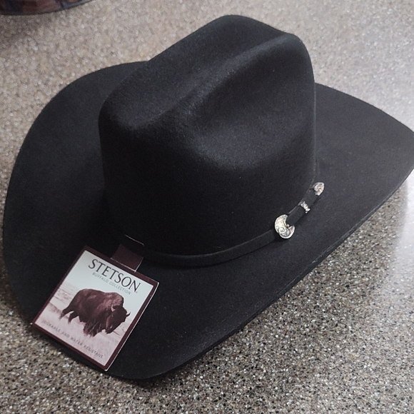 Stetson Black Cowboy Hat - Picture 3 of 7